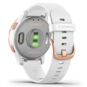 Ceas Smartwatch Garmin Vivoactive 4S, White/Rose Gold SEU - 010-02172-24
