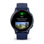 Ceas smartwatch Garmin vívoactive 5 Blue/Blue Metal - 010-02862-12