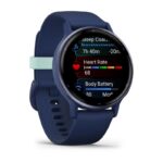 Ceas smartwatch Garmin vívoactive 5 Blue/Blue Metal - 010-02862-12