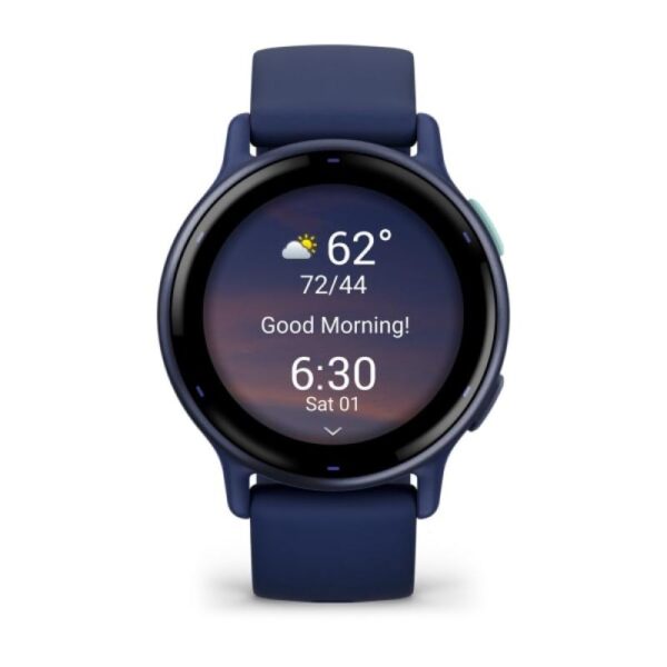 Ceas smartwatch Garmin vívoactive 5 Blue/Blue Metal - 010-02862-12