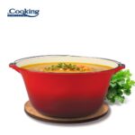 CEAUN DIN FONTA EMAILATA 49X23 CM, 22 L, COOKING BY HEINNER - HR-ZVC-22CE - imagine 3