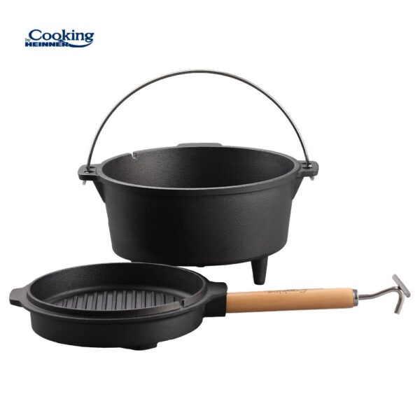 CEAUN FONTA PURA + CAPAC DIA 29.5 CM, 7 L, NATURE, COOKING BY HEINNER - HR-ZVC-TC7