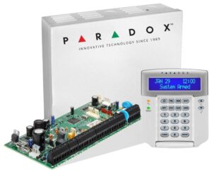 Centrala Paradox SP5500+ 5 intrări de zonă sau 10 cu ATZ - SP5500+/CUT/K32LCD