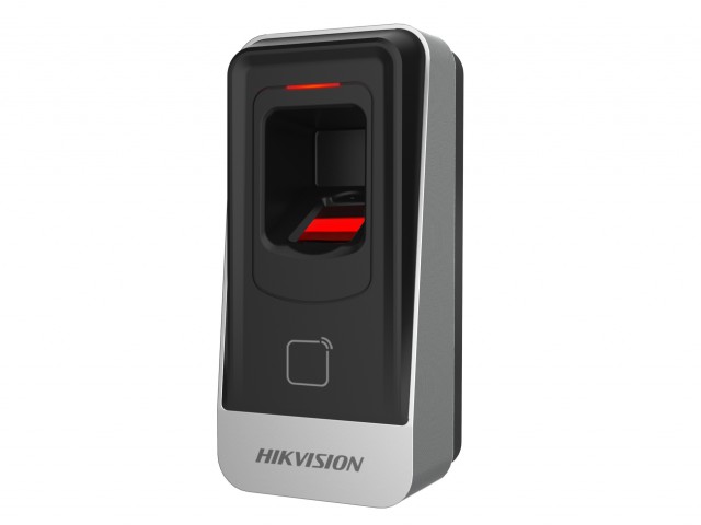 Cititor biometric si card EM 125Khz Hikvision, DS-K1201AEF-01 Cititor biometric si card EM 125Khz Hikvision, DS-K1201AEF - imagine 1