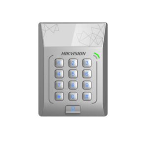 Cititor standalone cu tastatura si card de proximitate Hikvision - DS-K1T801E