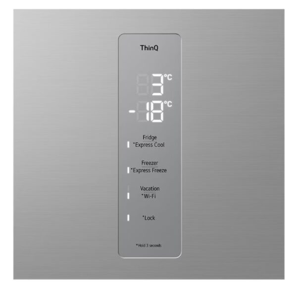 Combina frigorifica LG GBV7170EPY, 341 l, No Frost, Clasa E, H 186 cm