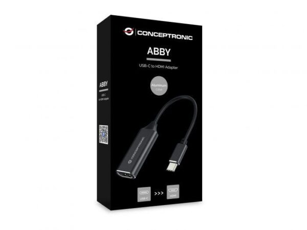 CONCEPTRONIC ABBY03B USB 3.2 Gen 1 HDMI Adapter, 4K30Hz