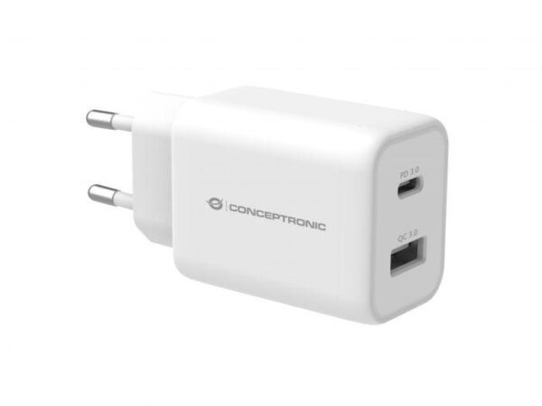 CONCEPTRONIC ALTHEA11W 2-Port 33W PPS USB PD Charger, USB-A x 1