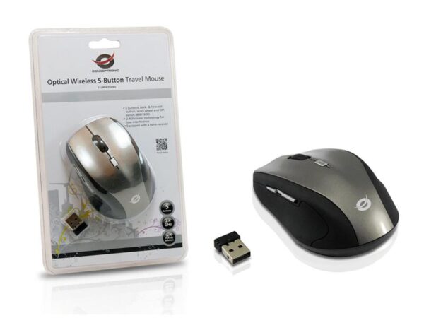 CONCEPTRONIC CLLM5BTRVWL 6-Button Wireless Travel Mouse