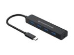 CONCEPTRONIC CTC4USB3 4-Port USB 3.2 Gen 1 Hub with Power Jack