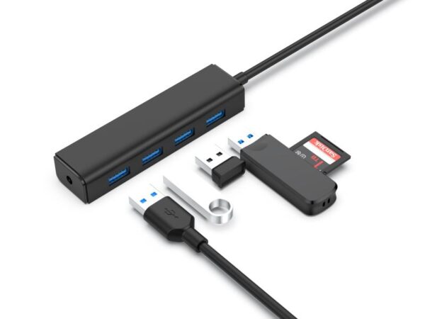 CONCEPTRONIC CTC4USB3 4-Port USB 3.2 Gen 1 Hub with Power Jack