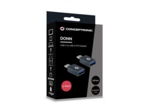 CONCEPTRONIC DONN03G USB-C to USB-A OTG Adapter 2-Pack, 10Gbps