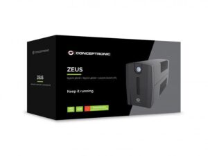 Conceptronic ZEUS02ES 850VA 480W UPS, Schuko x 2, HID USB