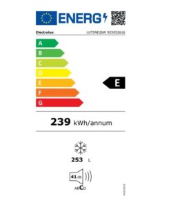 CONGELATOR ELECTROLUX LUT5NE26W, Capacitate totala 276 litri
