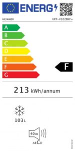 CONGELATOR HEINNER HFF-V102BKF+ - imagine 3