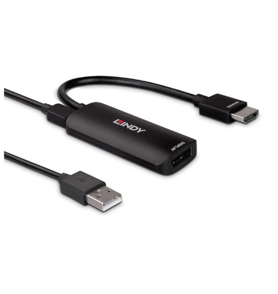 Convertor Lindy HDMI 4K60 la DisplayPort 1.2 - LY-38327