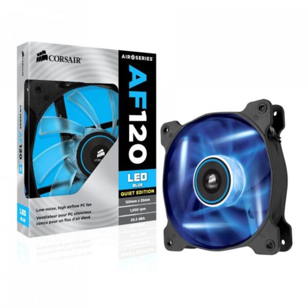 Cooler carcasa Corsair AF120 LED Blue Quiet Edition High Airflow - CO-9050016-BLED