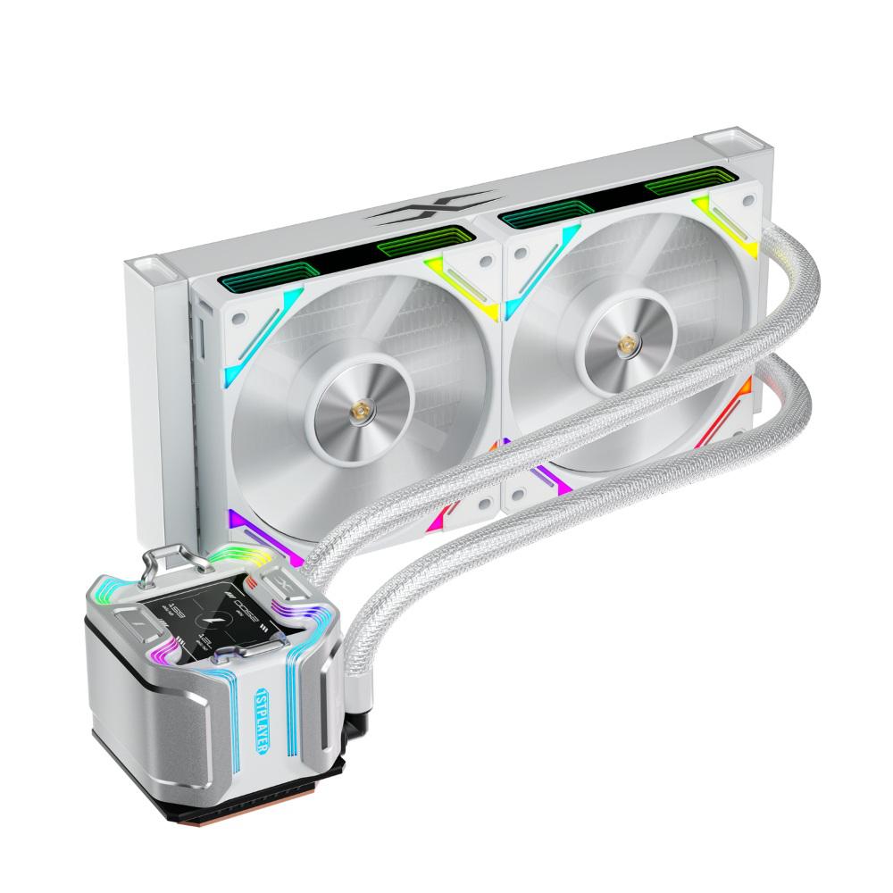 Cooler Procesor 1stPlayer® X-Starship 240-wh, display IPS personalizabi - X-STARSHIP 240 WHITE-01 Cooler Procesor 1stPlayer® X-Starship 240-wh, display IPS personalizabi - X-STARSHIP 240 WHITE - imagine 1