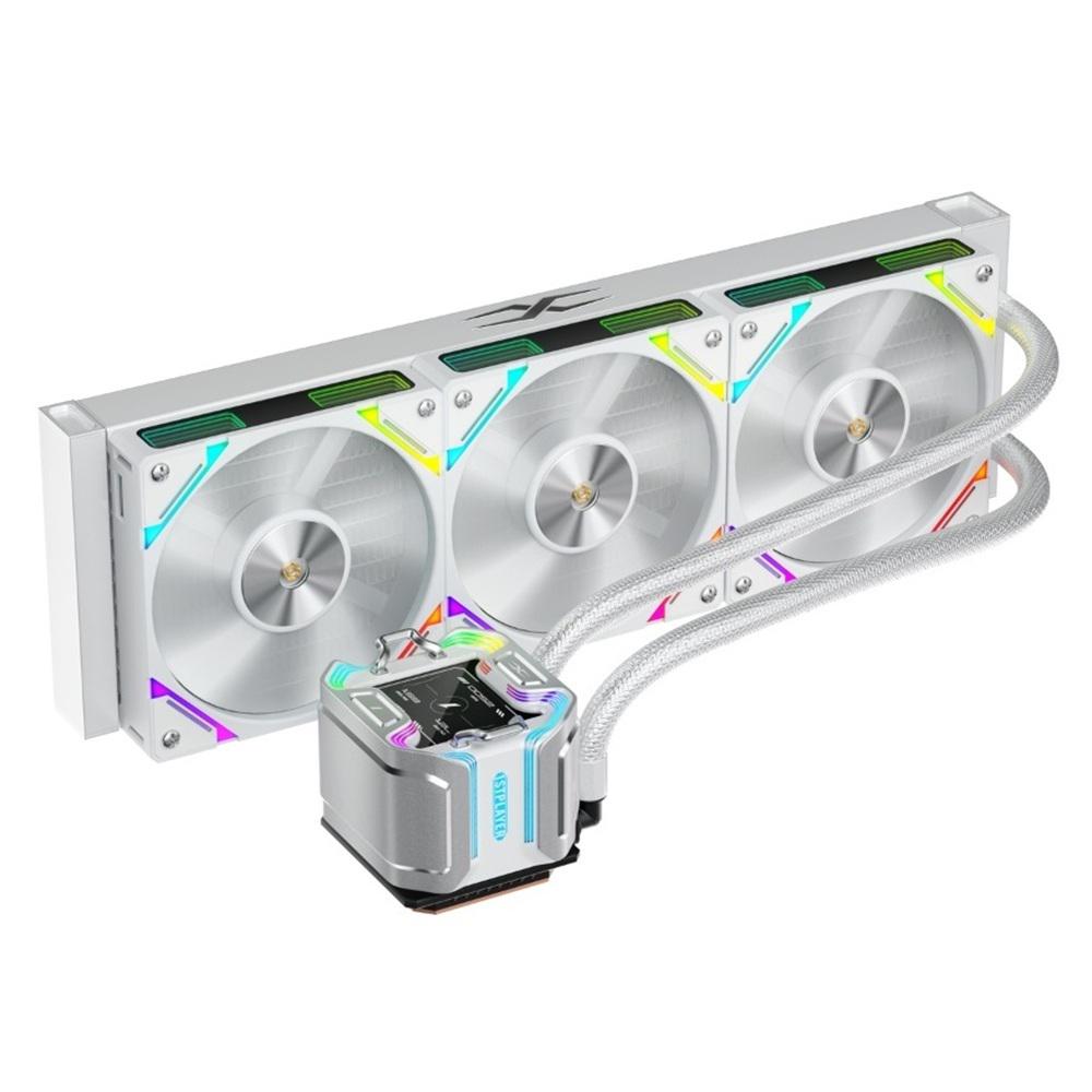 Cooler Procesor 1stPlayer® X-Starship 360-wh, display IPS personalizabi - X-STARSHIP 360 WHITE-01 Cooler Procesor 1stPlayer® X-Starship 360-wh, display IPS personalizabi - X-STARSHIP 360 WHITE - imagine 1