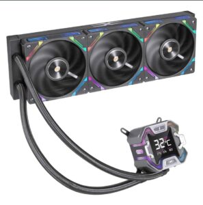Cooler Procesor 1stPlayer X-Starship 360E-bk, display de 2