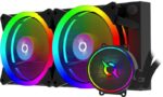 Cooler Procesor Aquarius 240 AIO Black ARGB PWM, compatibil AMD/Intel - AQRYS_AQUARIUS240B