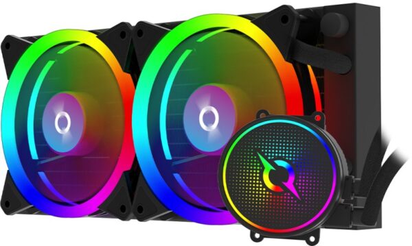 Cooler Procesor Aquarius 240 AIO Black ARGB PWM, compatibil AMD/Intel - AQRYS_AQUARIUS240B