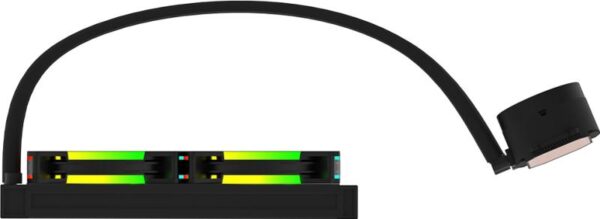 Cooler Procesor Aquarius 240 AIO Black ARGB PWM, compatibil AMD/Intel - AQRYS_AQUARIUS240B