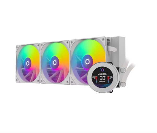 Cooler Procesor AQYRIS HYDRA 360 AIO ALB, marime radiator 360mm - AQRYS_HYDRA360W
