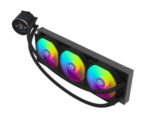 Cooler Procesor AQYRIS HYDRA 360 AIO NEGRU, marime radiator 360mm - AQRYS_HYDRA360B