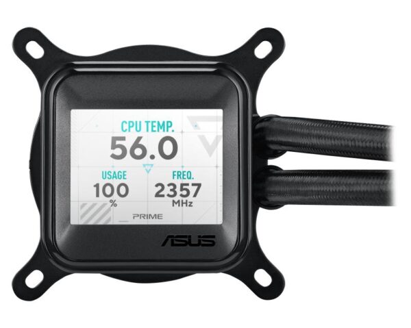 Cooler Procesor ASUS PRIME LC 360 LCD ARGB NEGRU - PRIME LC 360 ARGB LCD