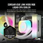 Cooler CPU Corsair H100i, ventilator 2x120 mm, baza cupru - CW-9061005-WW