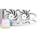 Cooler Procesor CORSAIR H100i RGB ELITE LIQUID ALB - CW-9060078-WW