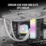 Cooler Procesor CORSAIR H100i RGB ELITE LIQUID ALB - CW-9060078-WW