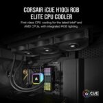 Corsair CPU Cooler H100I RGB Elite Liquid Cooler - CW-9060058-WW