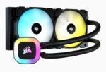 Cooler Corsair iCUE H100i RGB 240mm, 2 fans, Support Intel 1700 - CW-9060053-WW