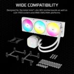 Cooler Procesor CORSAIR NAUTILUS 360 RS ARGB ALB - CW-9060095-WW