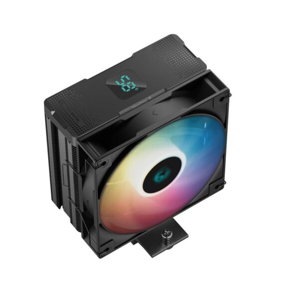 Cooler Procesor DEEPCOOL AG400 DIGITAL ARGB NEGRU - R-AG400-BKADMN-G-1