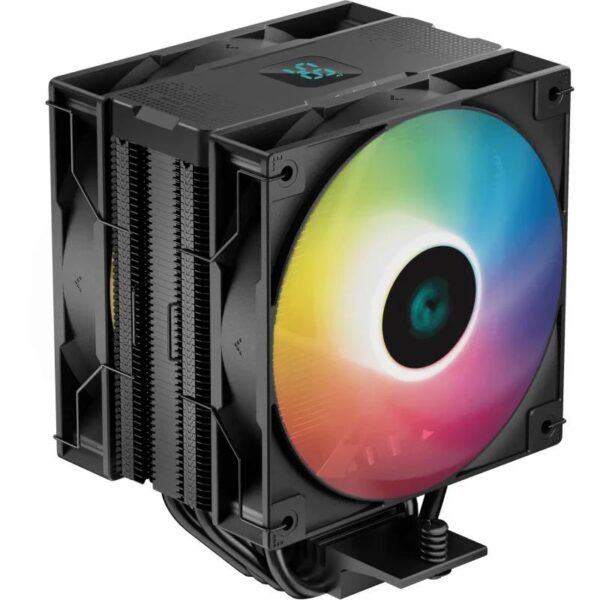 Cooler Procesor DEEPCOOL AG400 DIGITAL PLUS ARGB NEGRU - R-AG400-BKADMP-G-1