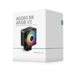 Cooler Procesor DEEPCOOL AG500 ARGB V2 NEGRU, marime heatsink - R-AG500-BKAMMN-GJD