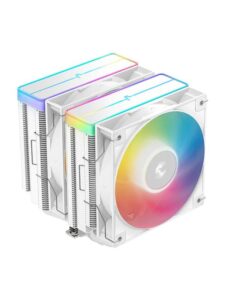 Cooler Procesor DEEPCOOL AG620 ARGB V2 ALB, marime heatsink - R-AG620-WHAMMN-GJD