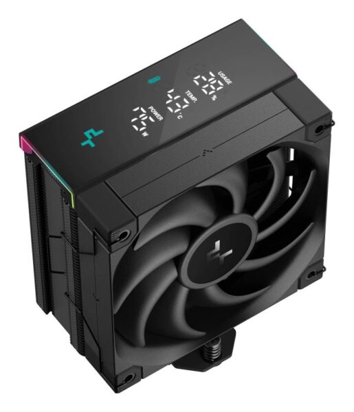 Cooler Procesor DEEPCOOL AK400 DIGITAL PRO NEGRU, marime heatsink - R-AK400-BKAPMN-G
