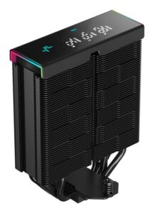 Cooler Procesor DEEPCOOL AK400 DIGITAL PRO NEGRU, marime heatsink - R-AK400-BKAPMN-G
