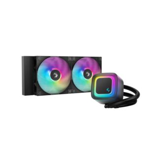 Cooler Procesor DEEPCOOL LE240 V2 ARGB NEGRU, marime radiator 282mm - R-LE240-BKAMMC-G-2