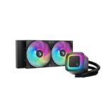Cooler Procesor DEEPCOOL LE240 V2 ARGB NEGRU, marime radiator 282mm - R-LE240-BKAMMC-G-2