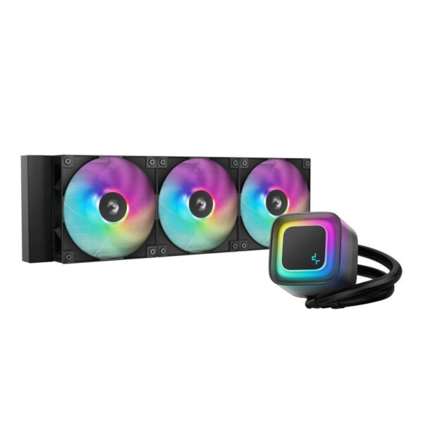 Cooler Procesor DEEPCOOL LE360 V2 ARGB NEGRU, marime radiator 402mm - R-LE360-BKAMMC-G-2
