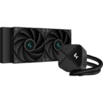 Cooler Procesor DEEPCOOL LS520S ZERO DARK NEGRU - R-LS520-BKNNMM-G-1