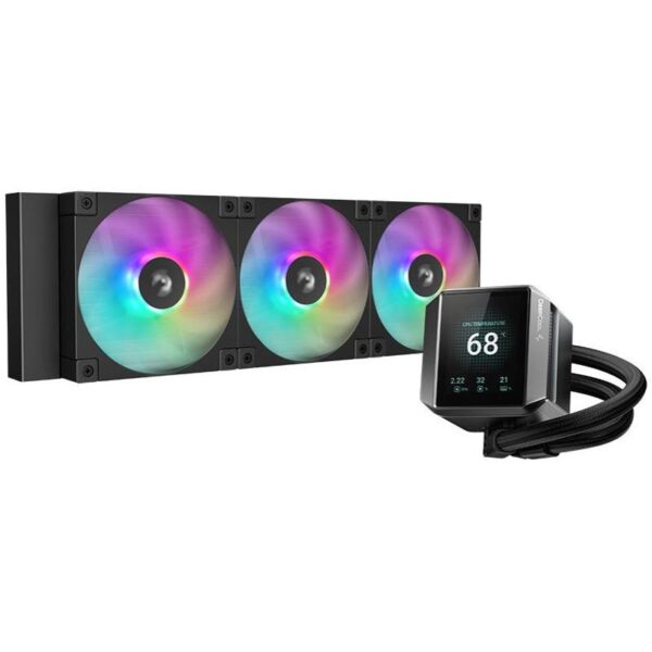 Cooler Procesor DEEPCOOL MYSTIQUE 360 ARGB NEGRU - R-LX750-BKADSNC-G-1