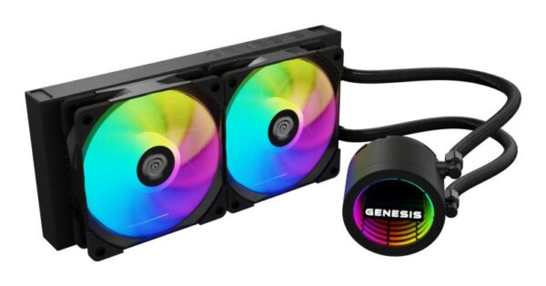 Cooler Procesor GENESIS HYDRIA 240 ARGB NEGRU, dimensiune radiator - NLG-2319