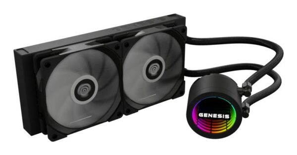 Cooler Procesor GENESIS HYDRIA 240 ARGB NEGRU, dimensiune radiator - NLG-2319