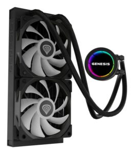 Cooler Procesor GENESIS HYDRIA 240 ARGB NEGRU, dimensiune radiator - NLG-2319